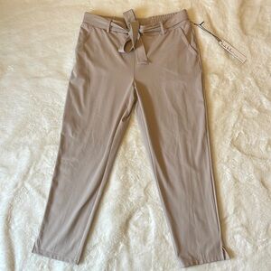 Nicole Miller NY Tan Belted Trouser